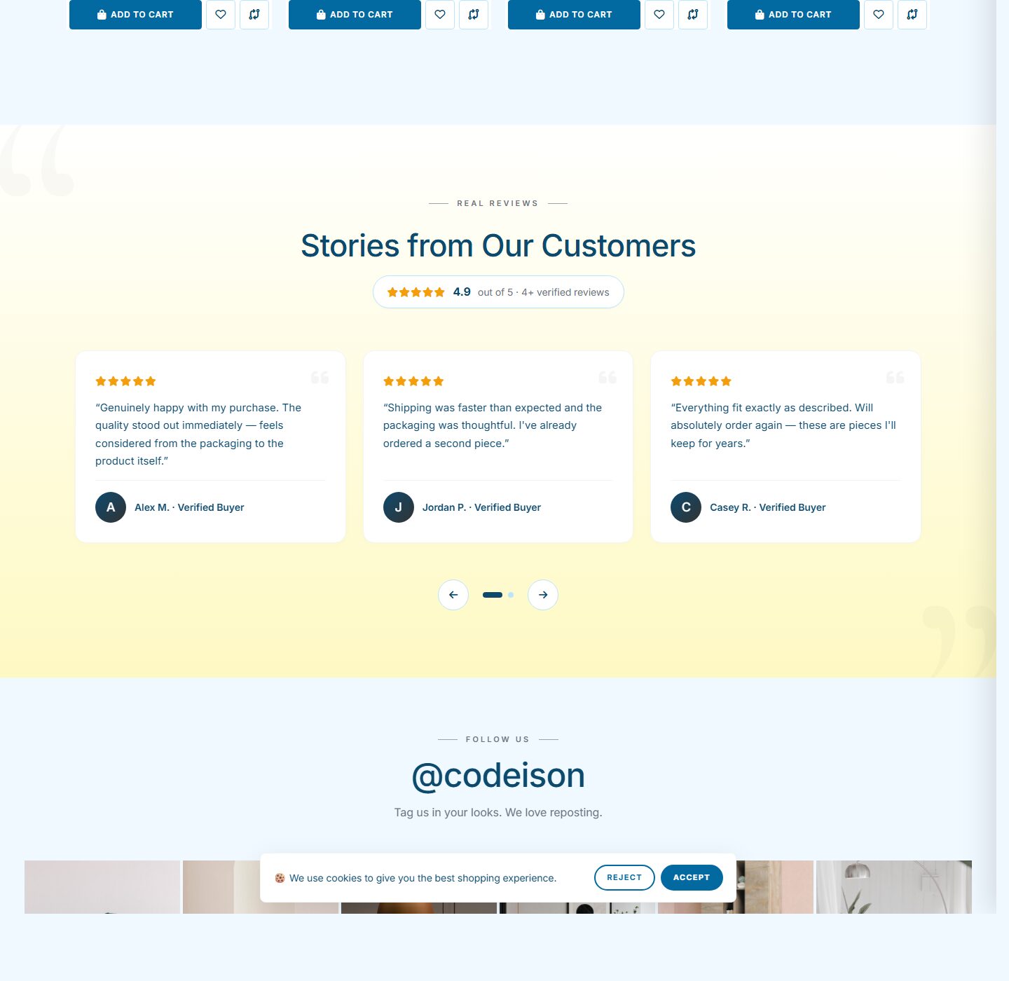 OpenCart 4 Homeware Template - Homeware Warm with Bright Header screenshot 5