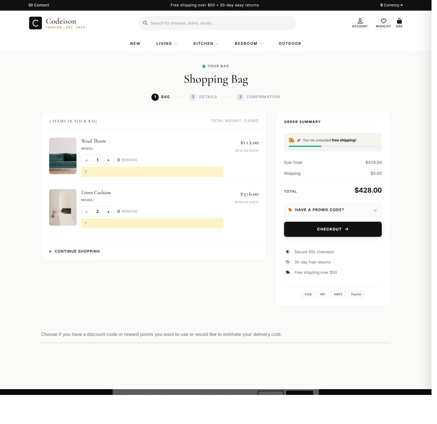 Homeware Boutique OpenCart Theme | Homeware Warm Classic Design screenshot 4