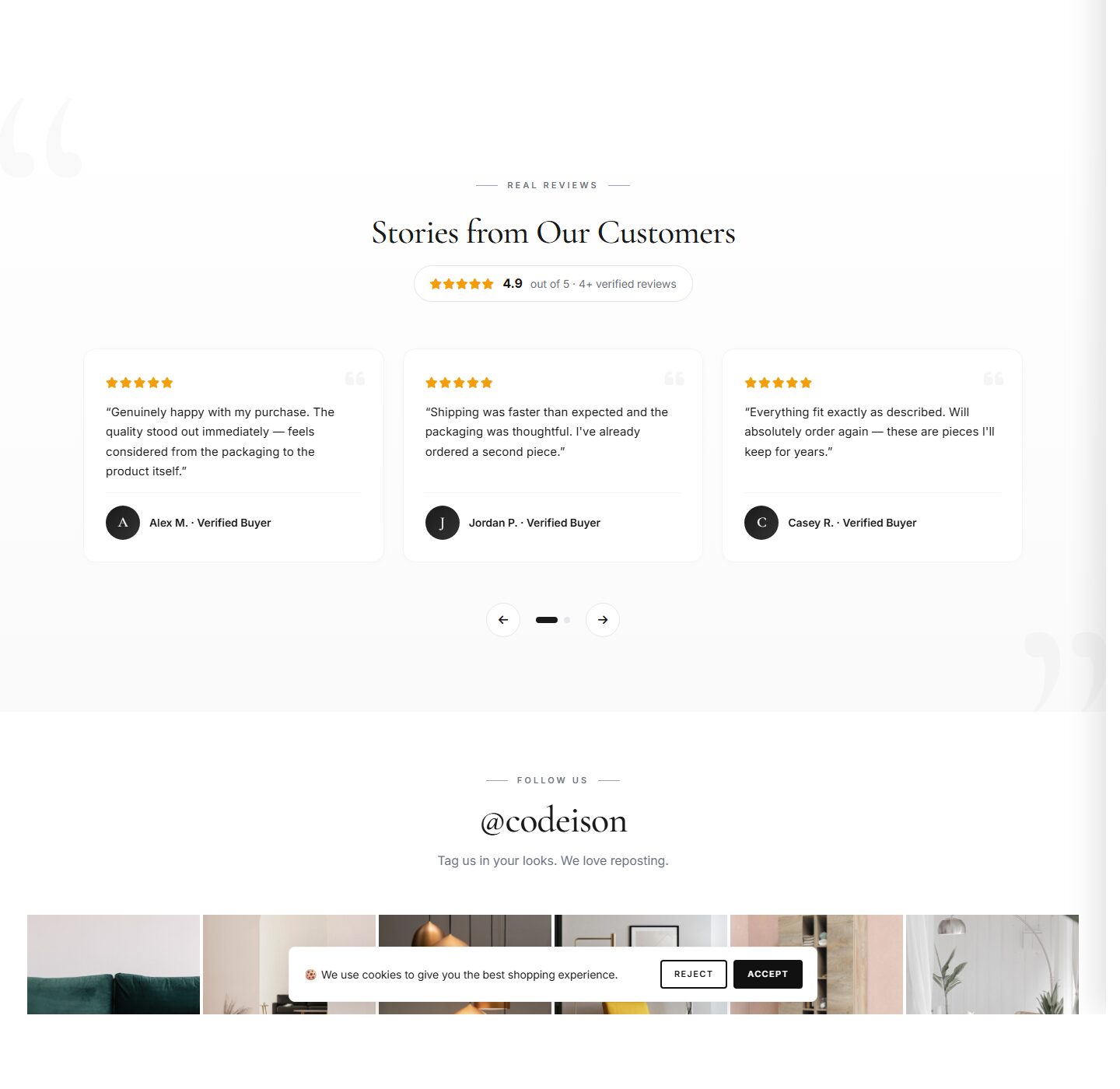 Homeware Boutique OpenCart Theme | Homeware Warm Classic Design screenshot 5