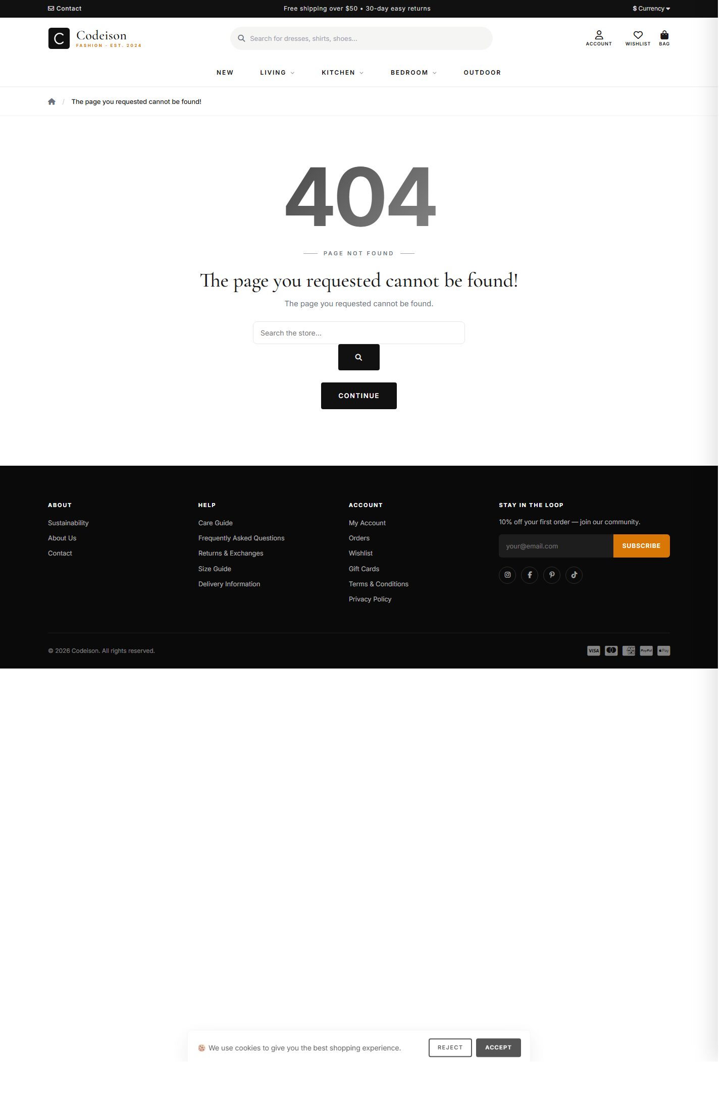 Homeware Boutique OpenCart Theme | Homeware Warm Classic Design screenshot 3