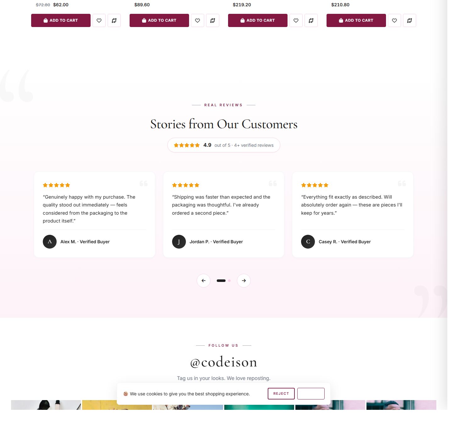 Mobile-First Homeware OpenCart Theme - Homeware Warm/Luxe screenshot 5