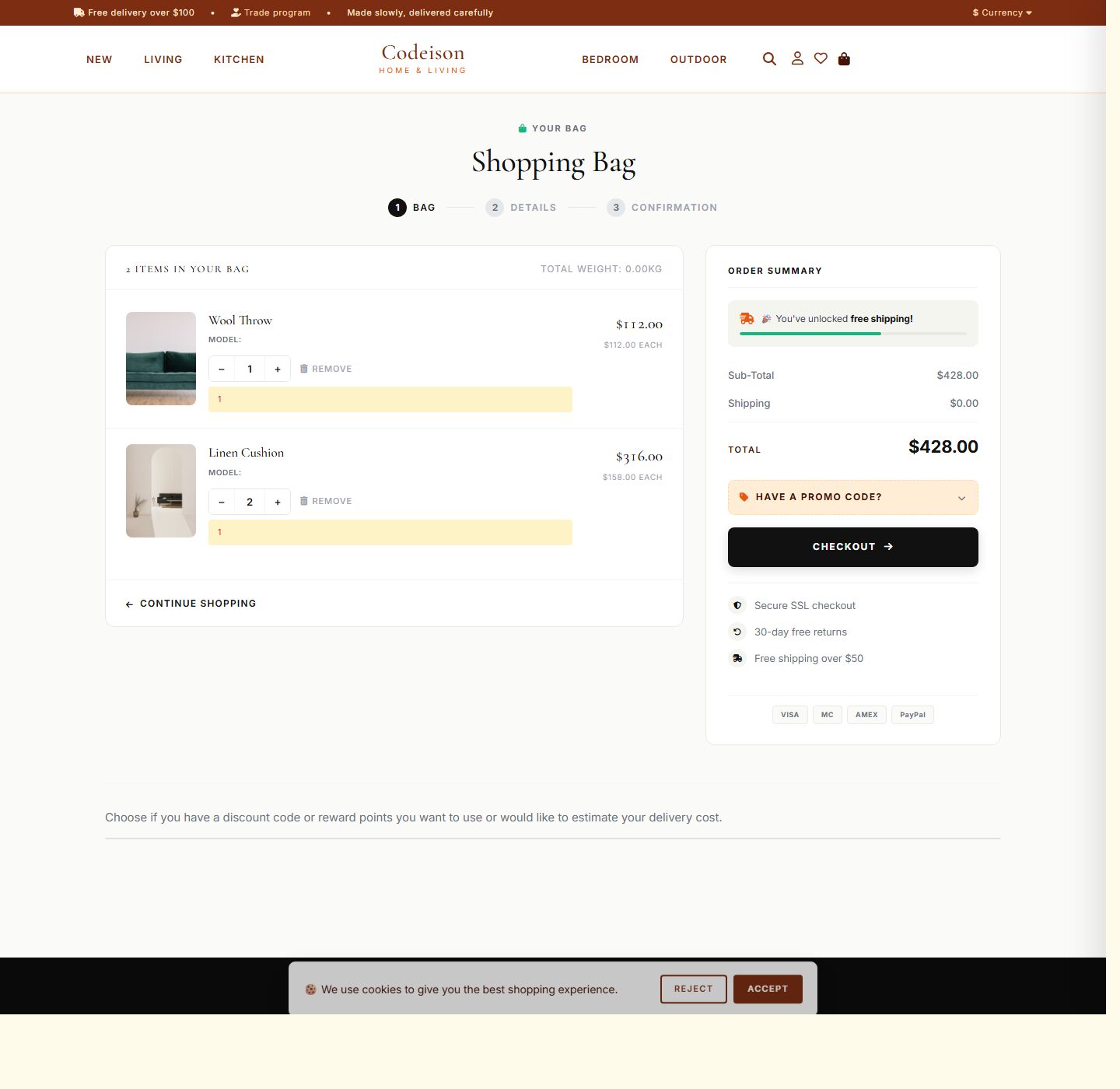 Premium Homeware Theme for OpenCart 4.1 | Homeware Warm Warm screenshot 4