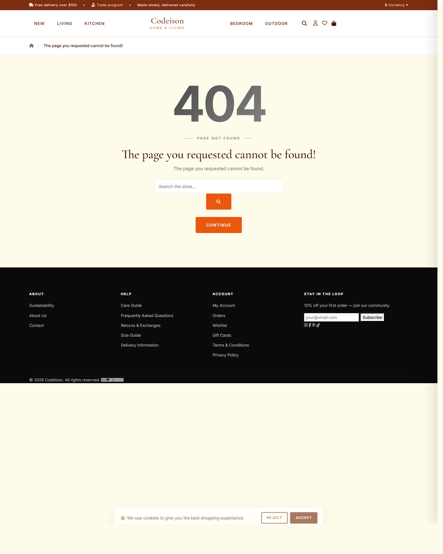 Premium Homeware Theme for OpenCart 4.1 | Homeware Warm Warm screenshot 2
