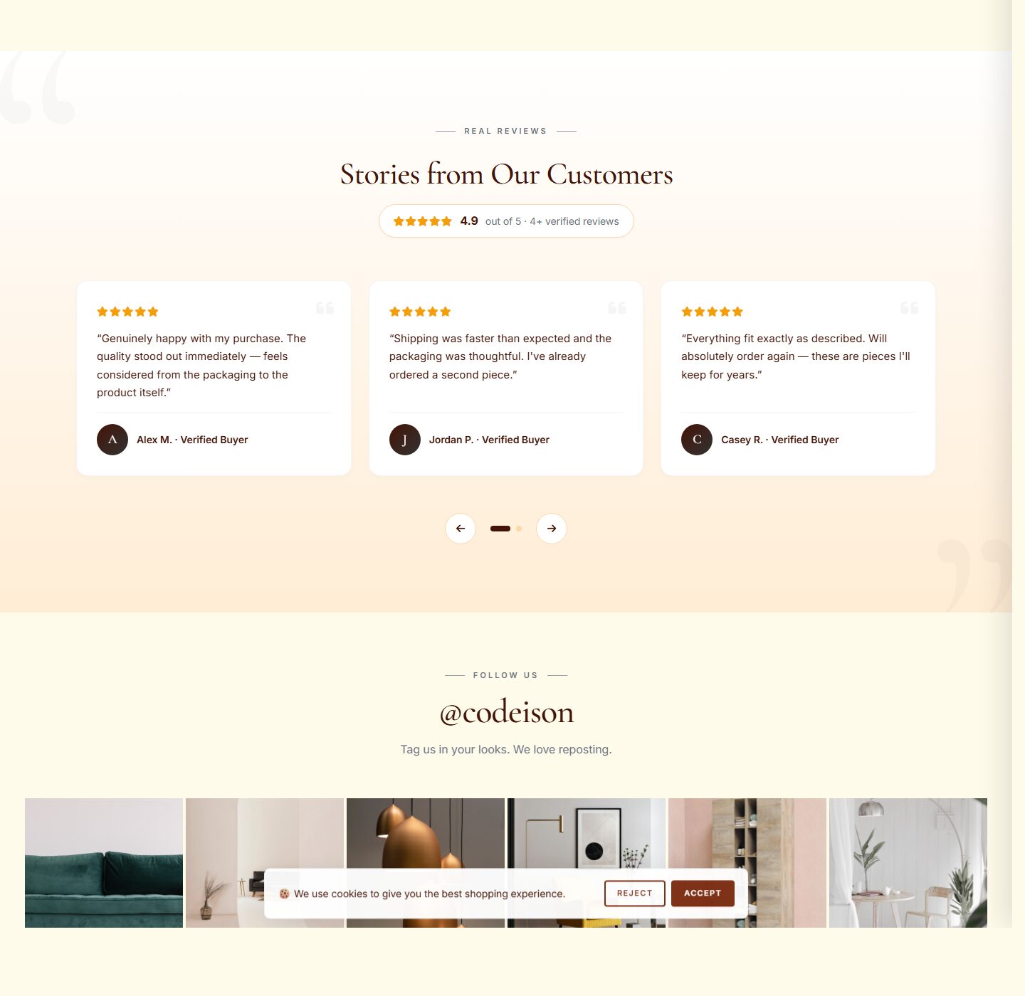 Premium Homeware Theme for OpenCart 4.1 | Homeware Warm Warm screenshot 5