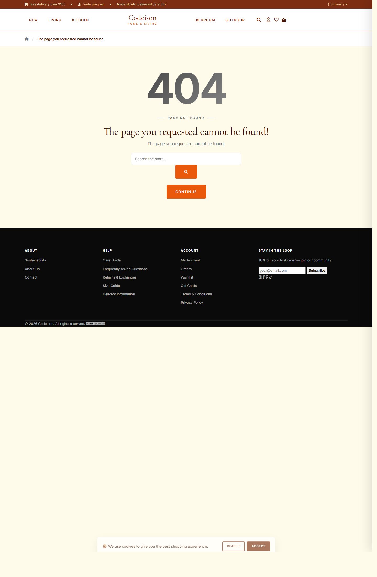 Premium Homeware Theme for OpenCart 4.1 | Homeware Warm Warm screenshot 3