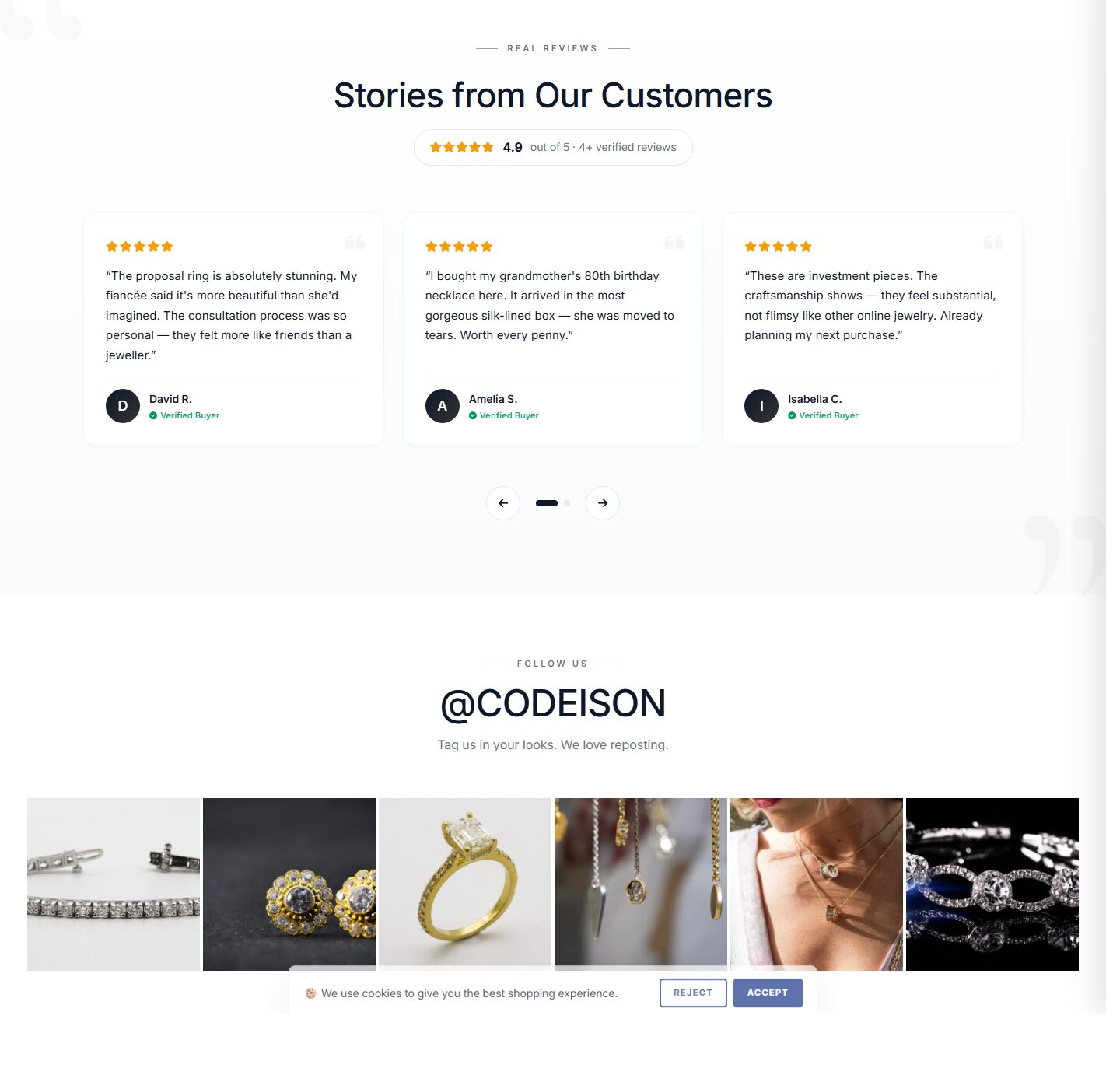 Jewelry Luxe: Bold-Style OpenCart Theme for Modern Jewelry screenshot 5