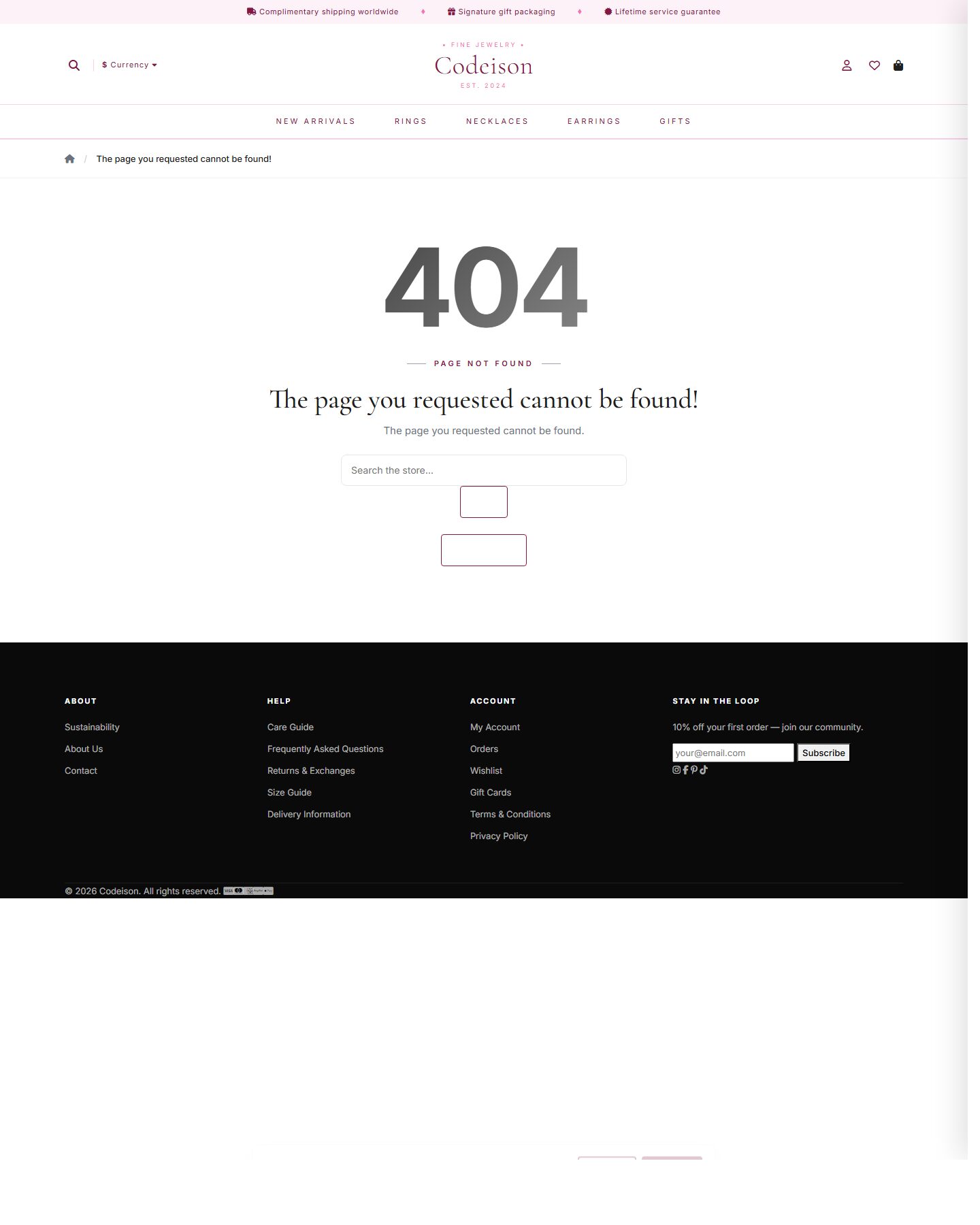 Mobile-First Jewelry OpenCart Theme - Jewelry Luxe/Luxe screenshot 2