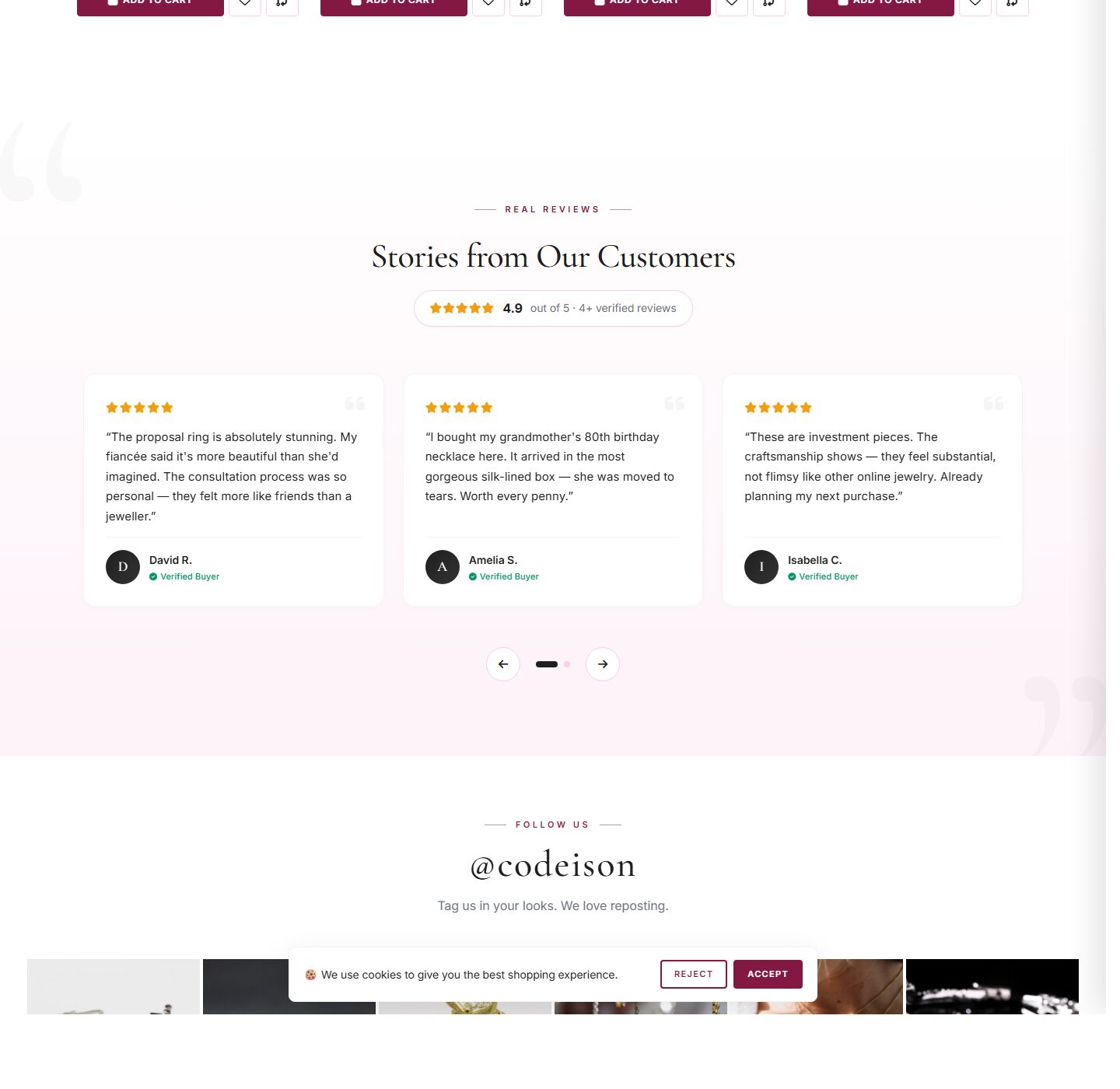 Mobile-First Jewelry OpenCart Theme - Jewelry Luxe/Luxe screenshot 5