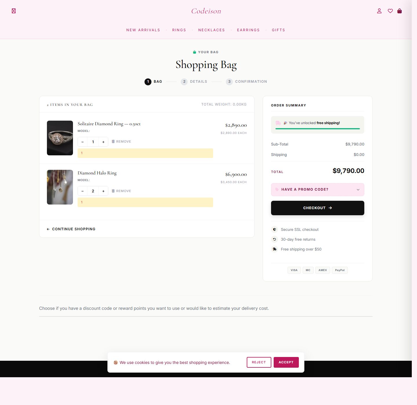 Jewelry Luxe OpenCart 4 Theme - Soft Layout for Jewelry Stores screenshot 4