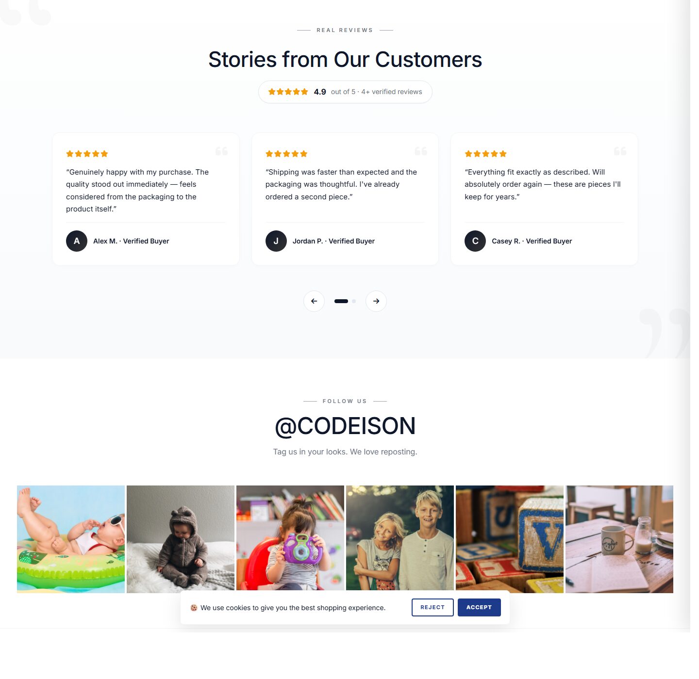Mobile-First Kidswear OpenCart Theme - Kidswear Bright/Bold screenshot 5
