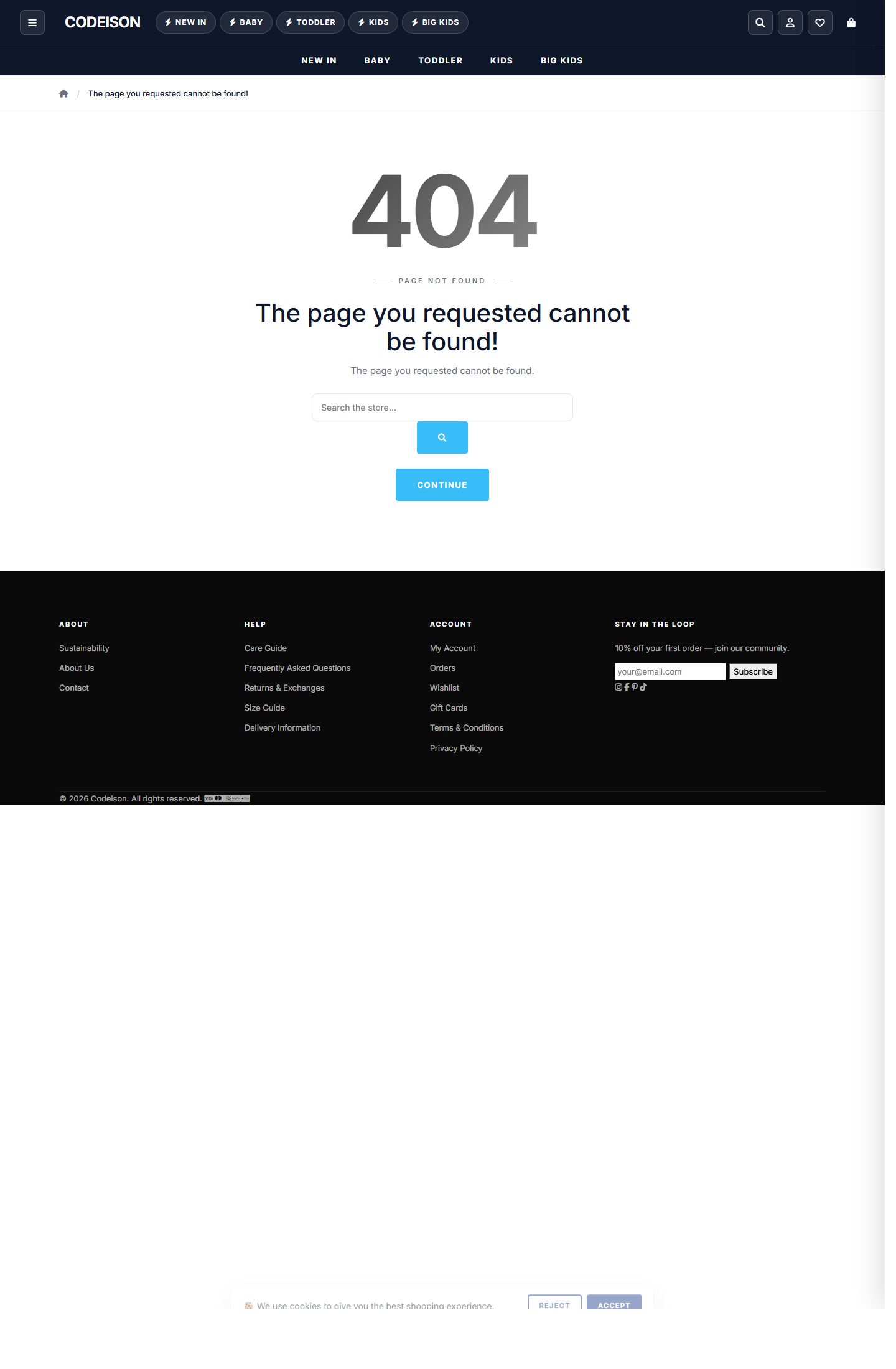 Mobile-First Kidswear OpenCart Theme - Kidswear Bright/Bold screenshot 3