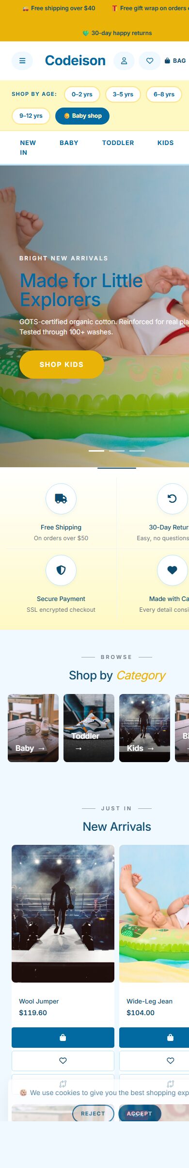 Bright Kidswear Bright: OpenCart 4 Theme Built for Kidswear Growth screenshot 6