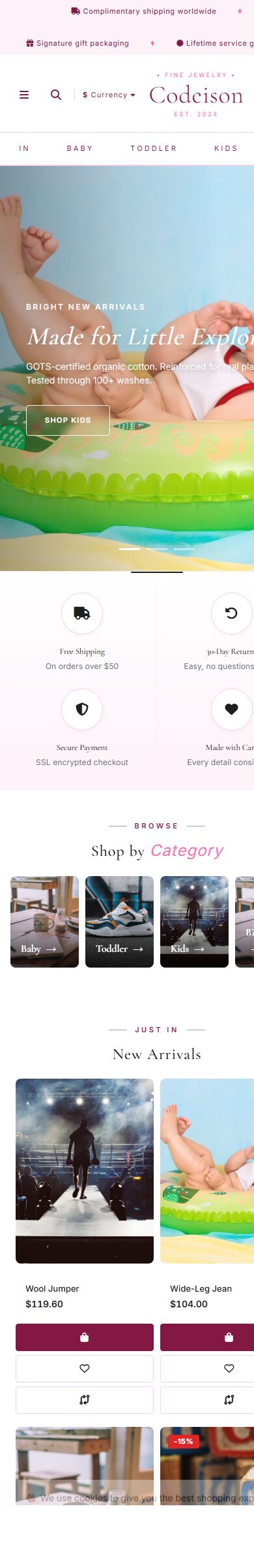 Launch a Kidswear Store with Kidswear Bright - OpenCart 4 Luxe Theme screenshot 6