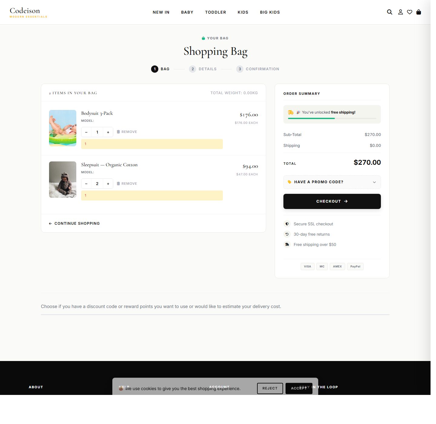 Modern-First OpenCart Theme for Kidswear Brands - Kidswear Bright screenshot 4