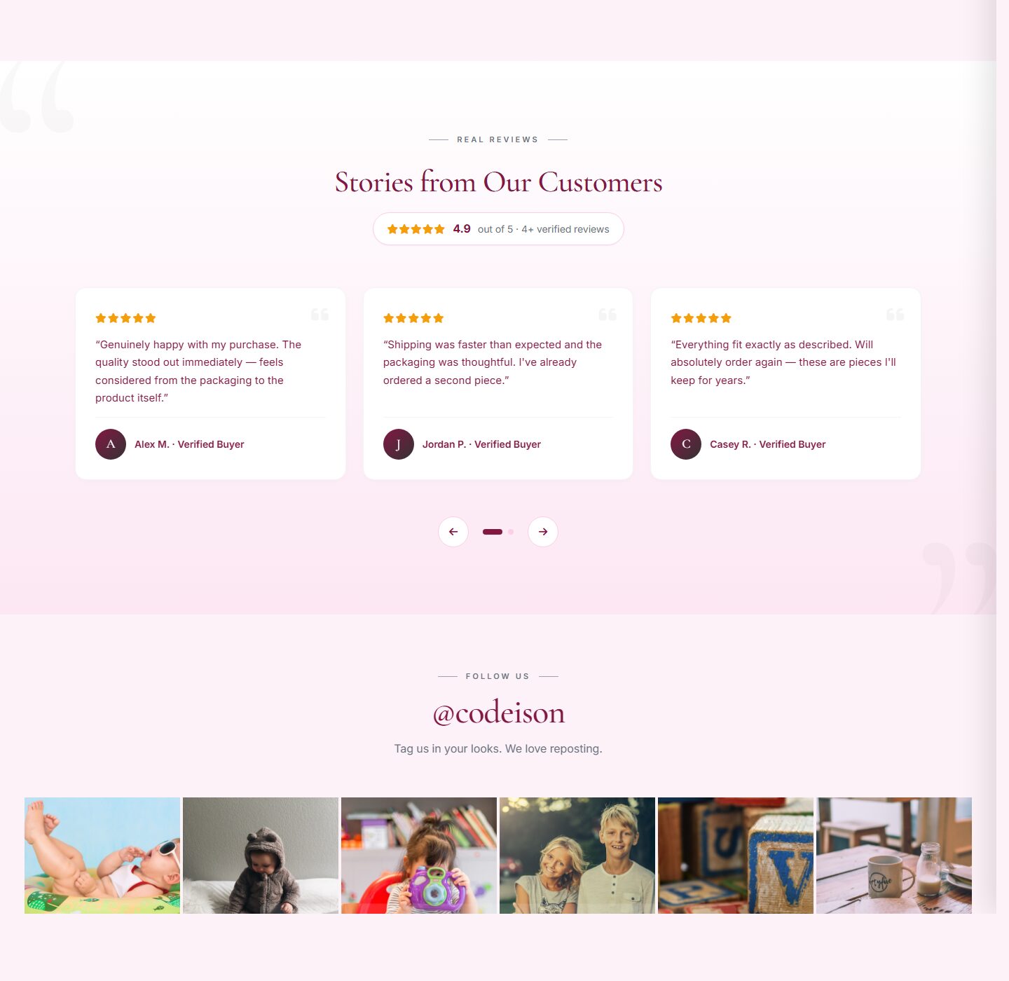 Kidswear Boutique OpenCart Theme | Kidswear Bright Soft Design screenshot 5