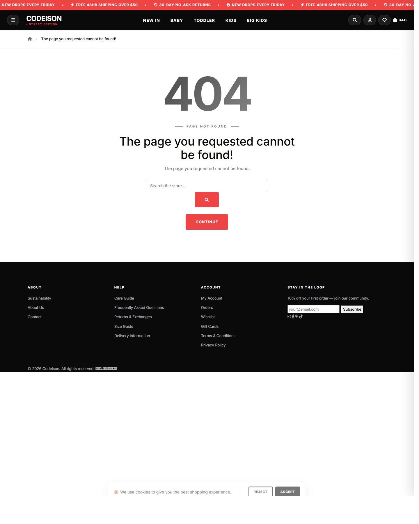 Kidswear Bright x Street - Kidswear OpenCart 4 Starter Theme screenshot 2