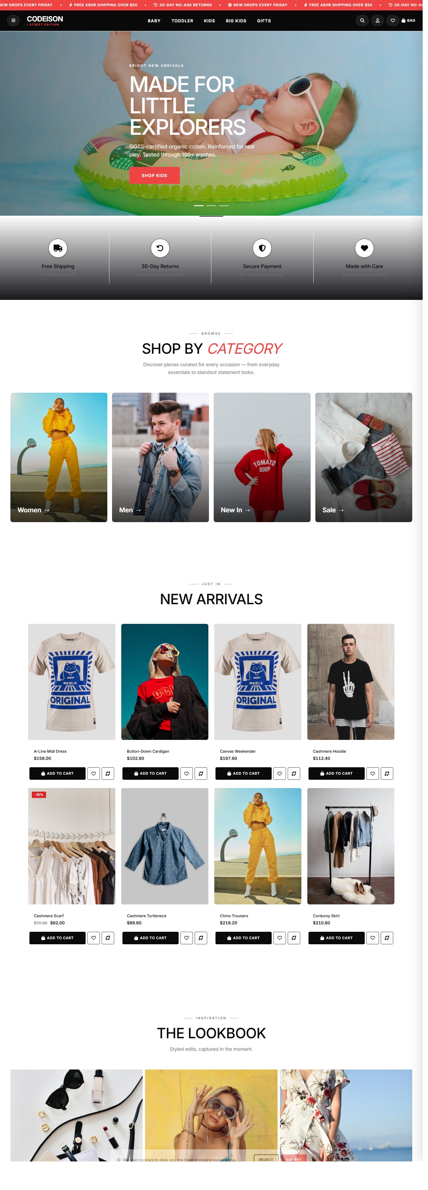 Kidswear Bright x Street - Kidswear OpenCart 4 Starter Theme