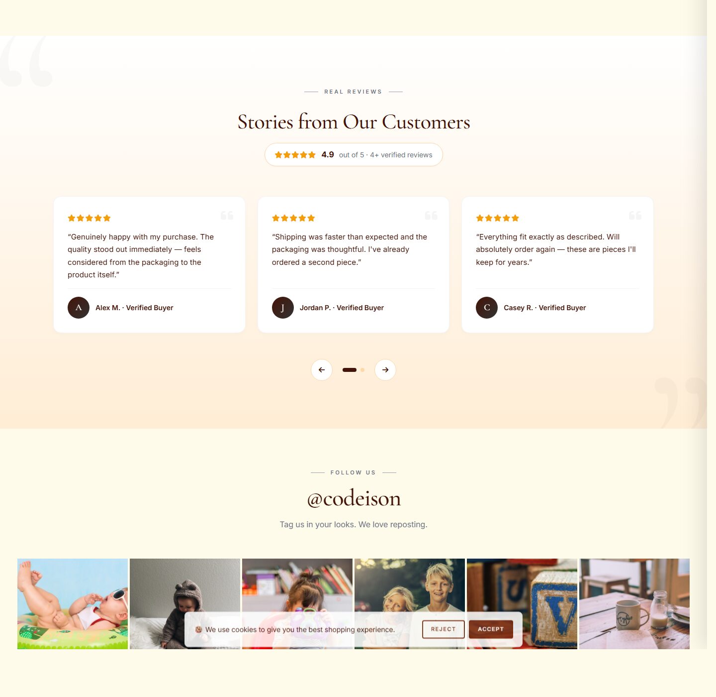 Conversion-Ready Kidswear Theme - Kidswear Bright Warm Edition screenshot 5