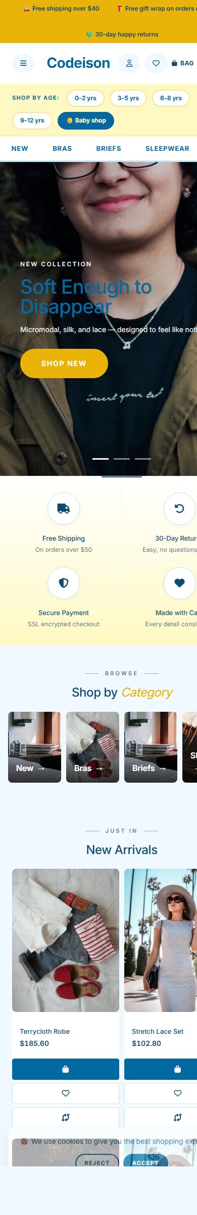 Bright Lingerie Soft: OpenCart 4 Theme Built for Lingerie Growth screenshot 6