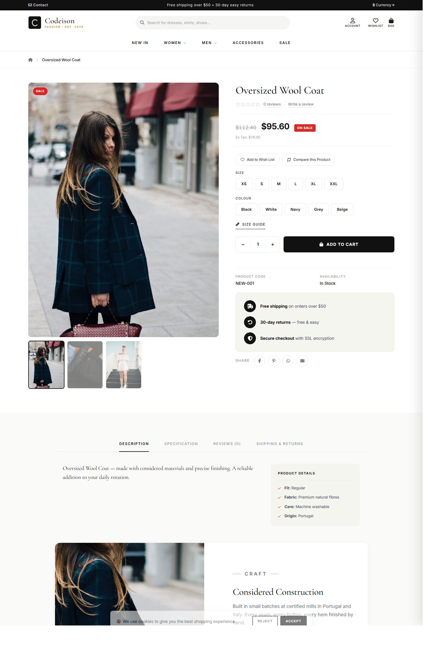 Sell Lingerie Online: Lingerie Soft OpenCart 4 Theme (Editorial Layout) screenshot 3