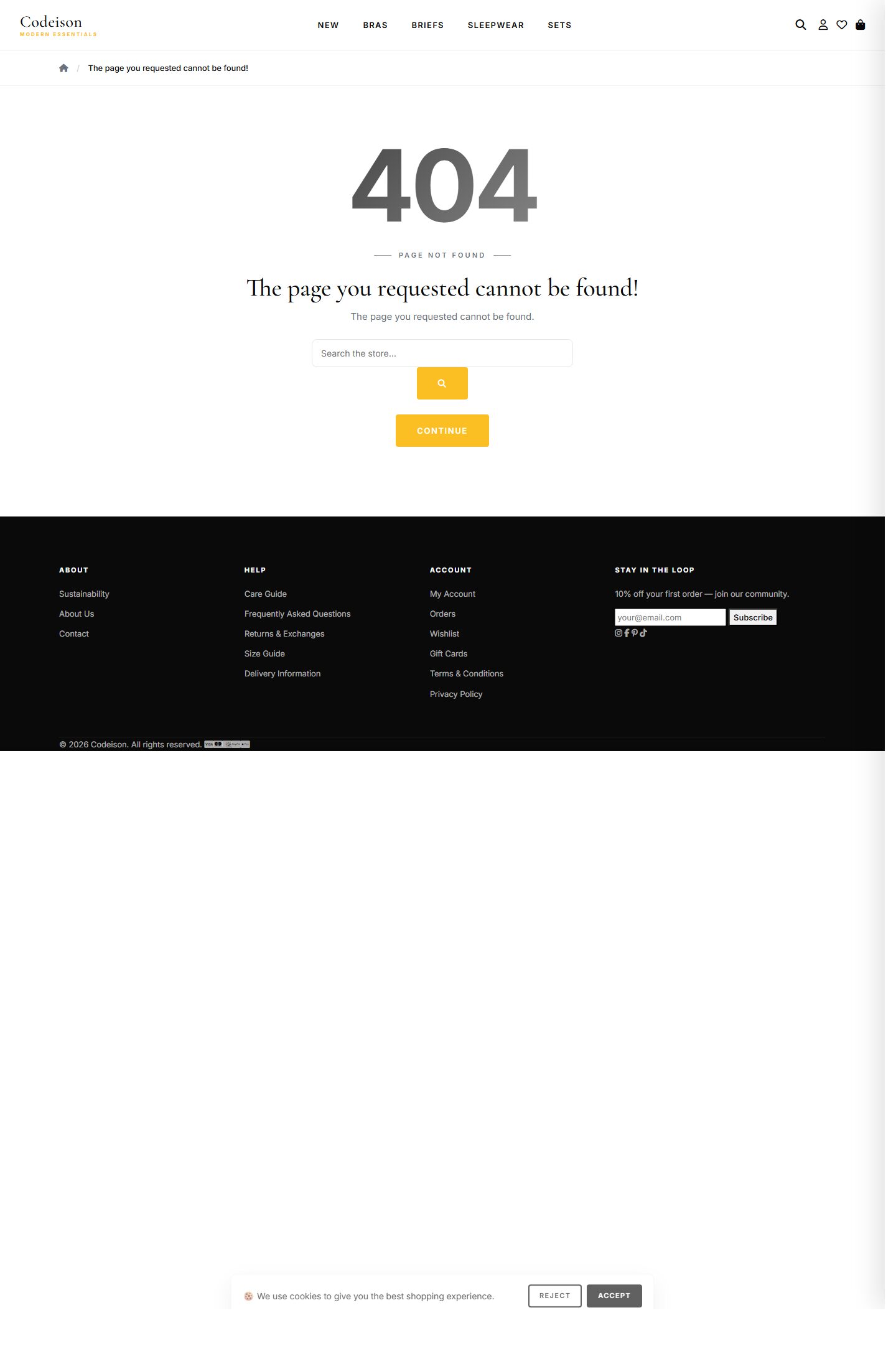 Modern-First OpenCart Theme for Lingerie Brands - Lingerie Soft screenshot 3