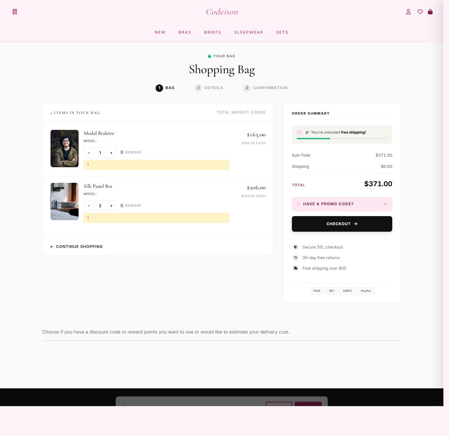 Lingerie Boutique OpenCart Theme | Lingerie Soft Soft Design screenshot 4