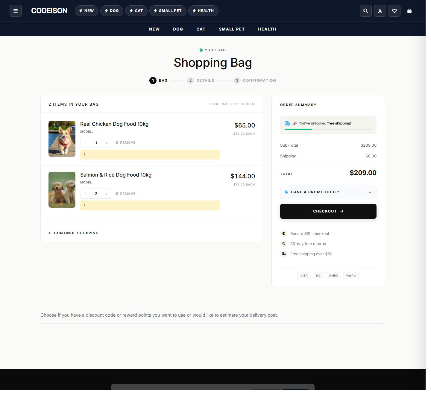 Pet Supply: Bold-Style OpenCart Theme for Modern Pet screenshot 4