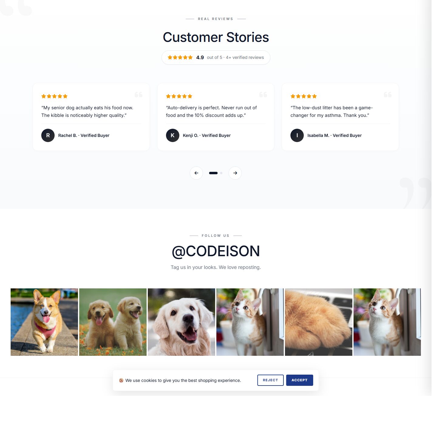 Pet Supply: Bold-Style OpenCart Theme for Modern Pet screenshot 5
