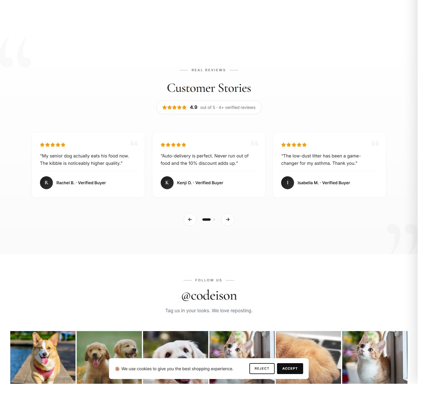 Pet Boutique OpenCart Theme | Pet Supply Classic Design screenshot 5