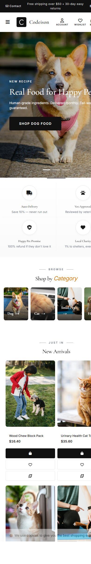 Pet Boutique OpenCart Theme | Pet Supply Classic Design screenshot 6