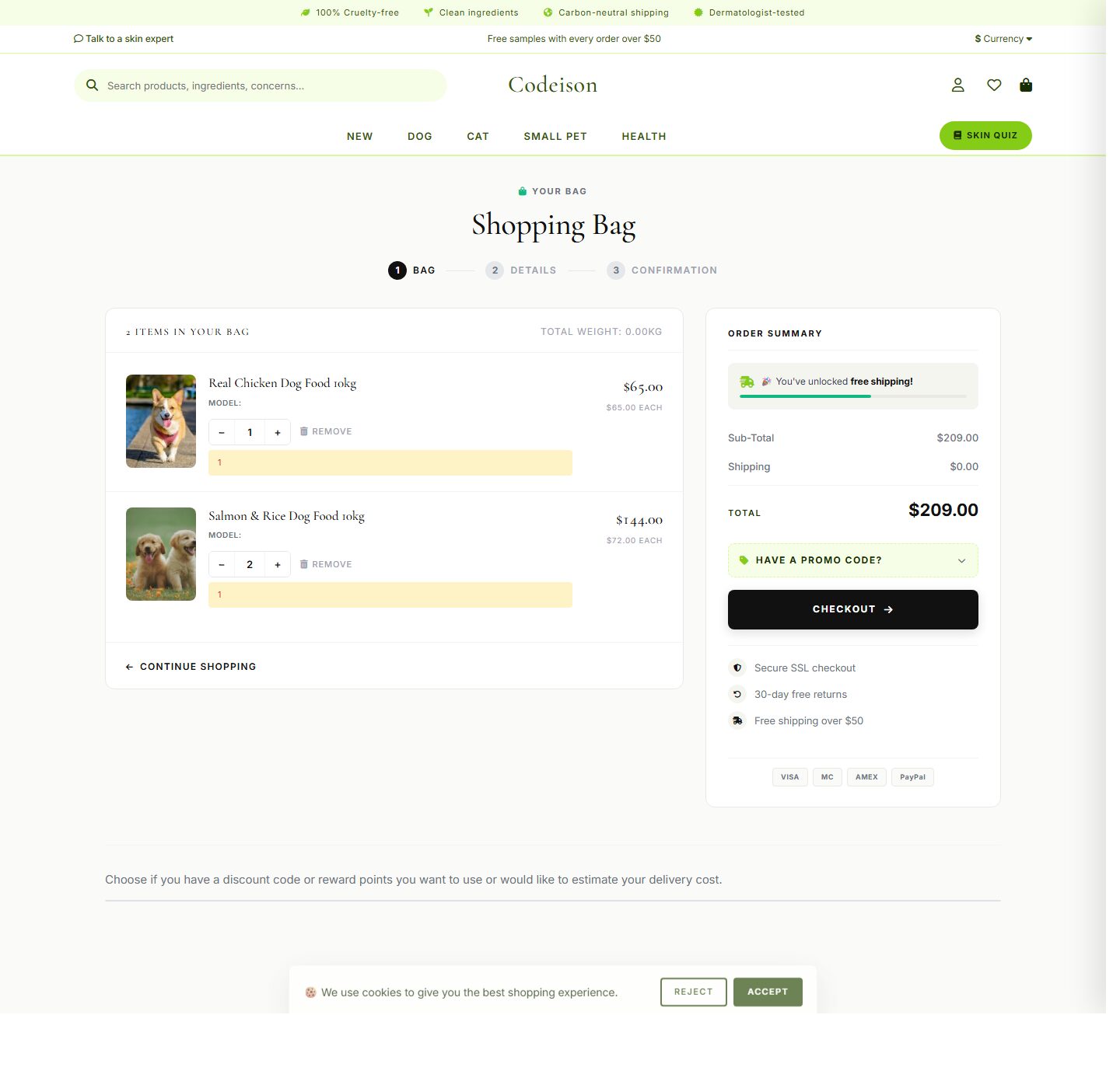 Clean Pet Theme for OpenCart 4 - Pet Supply Edition screenshot 4