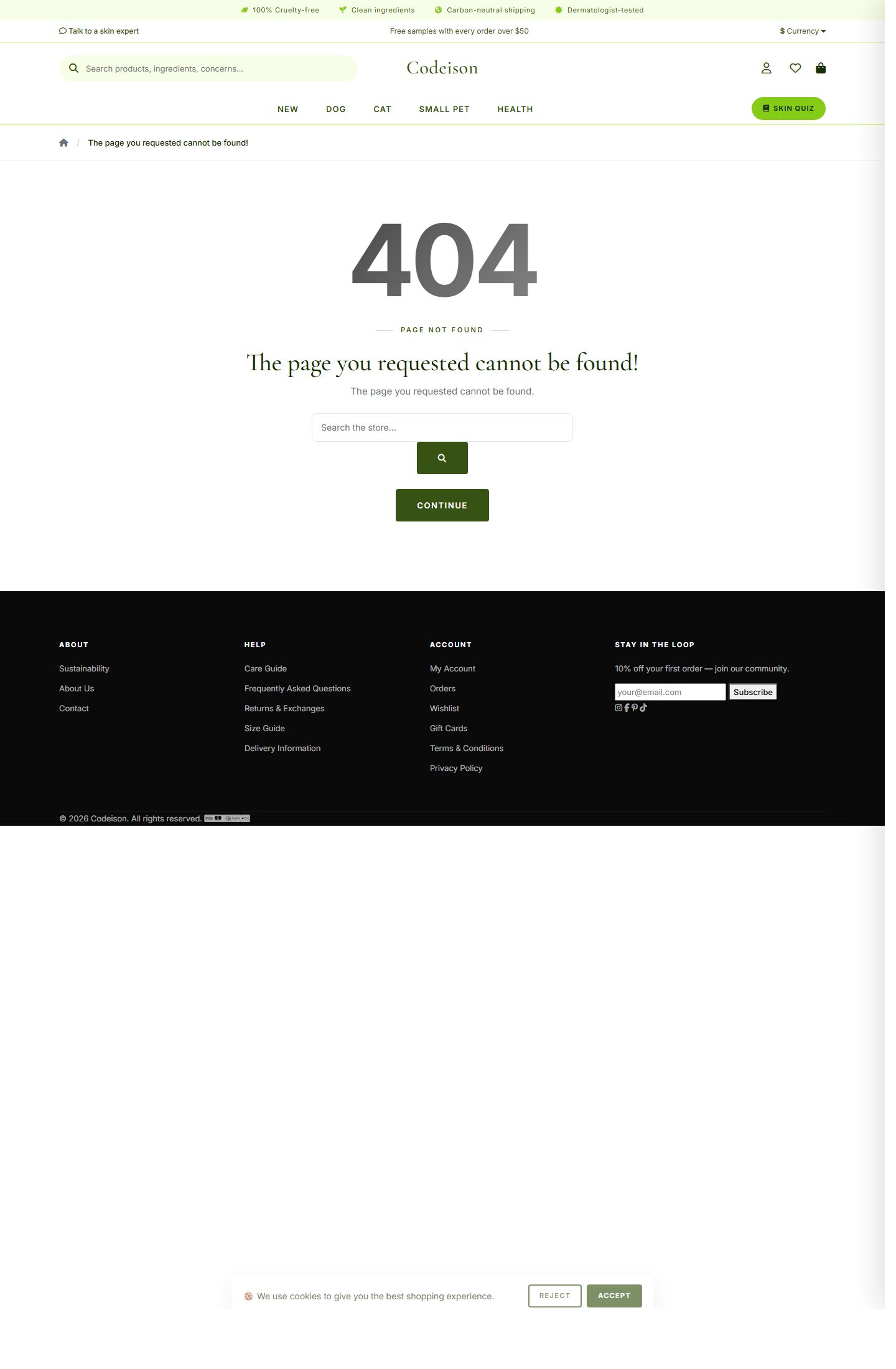 Clean Pet Theme for OpenCart 4 - Pet Supply Edition screenshot 3