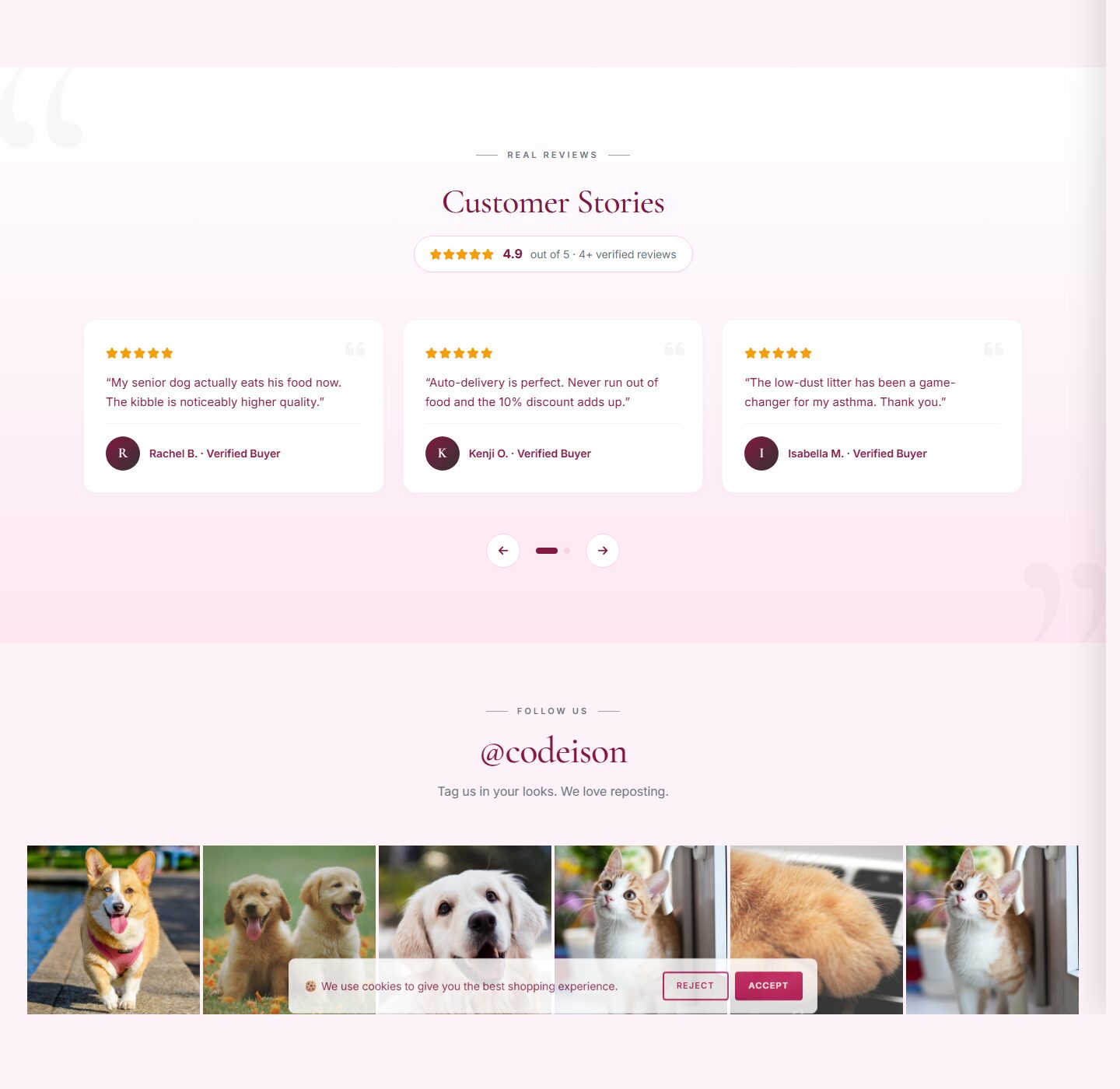 Pet Supply OpenCart 4 Theme - Soft Layout for Pet Stores screenshot 5