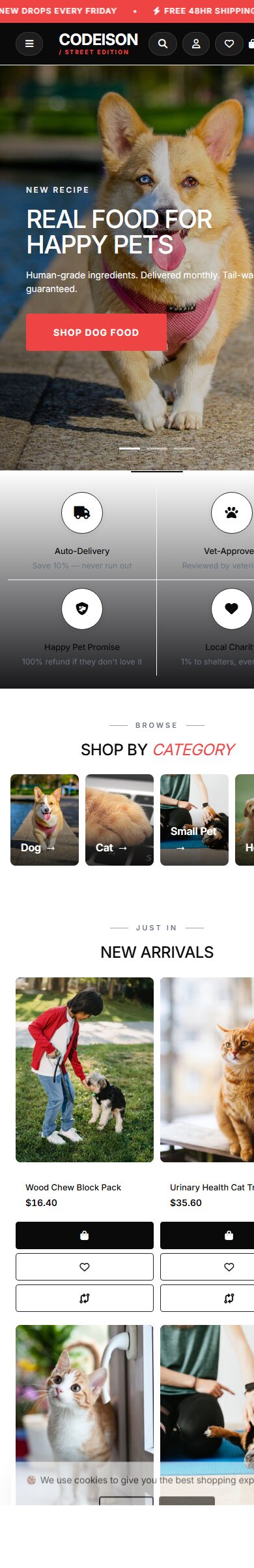 Street Pet Supply: OpenCart 4 Theme Built for Pet Growth screenshot 6
