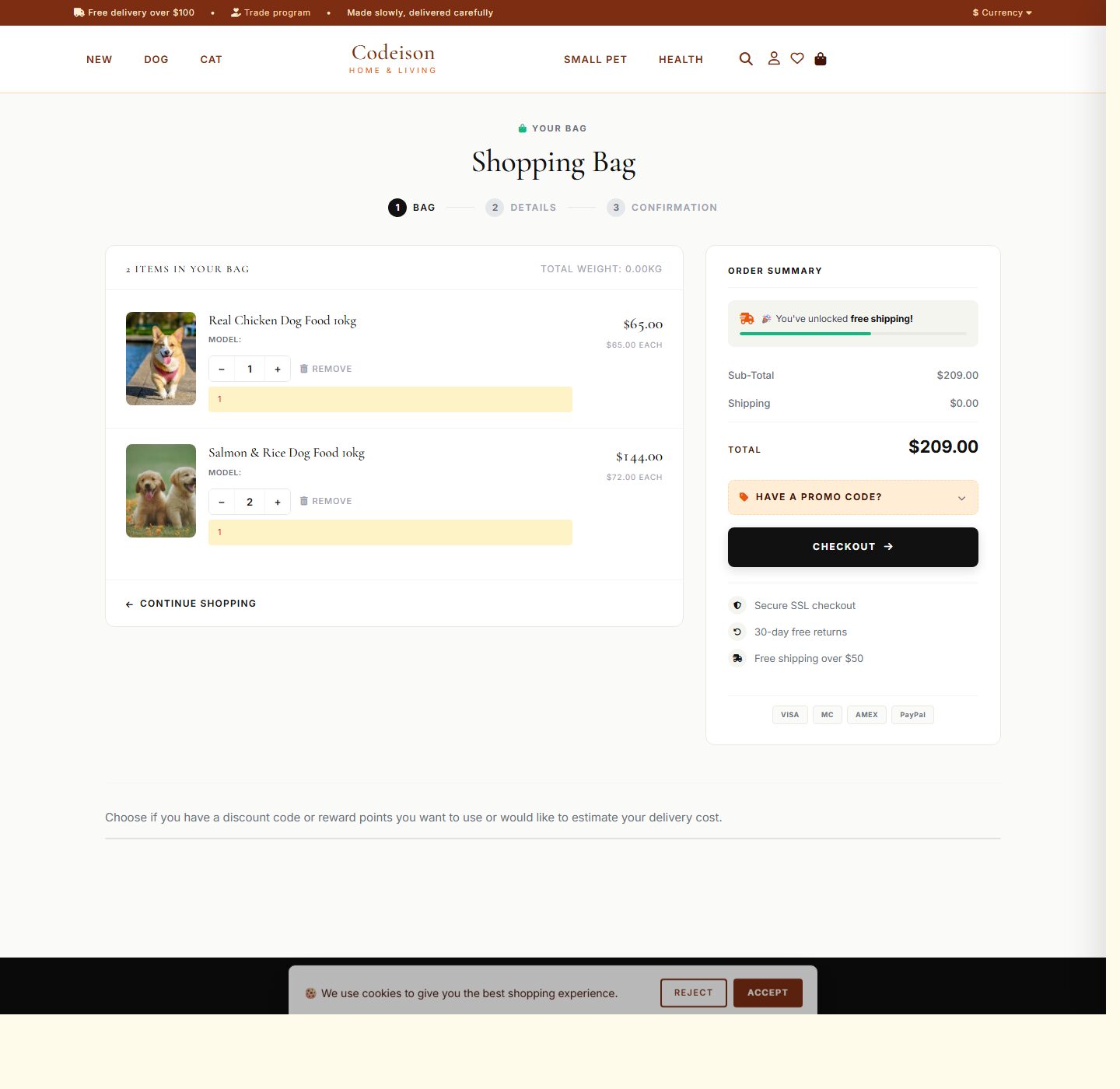 Premium Pet Theme for OpenCart 4.1 | Pet Supply Warm screenshot 4