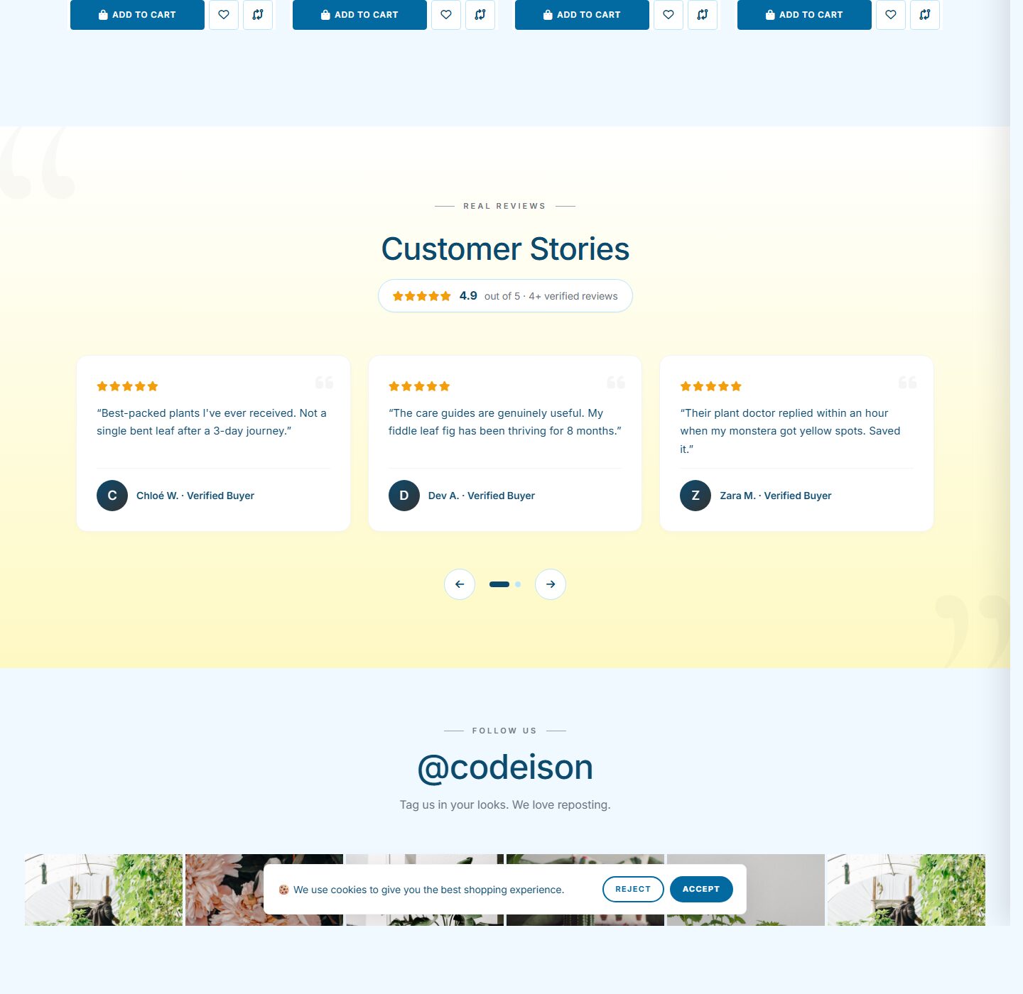 Plants Green x Bright - Garden OpenCart 4 Starter Theme screenshot 5