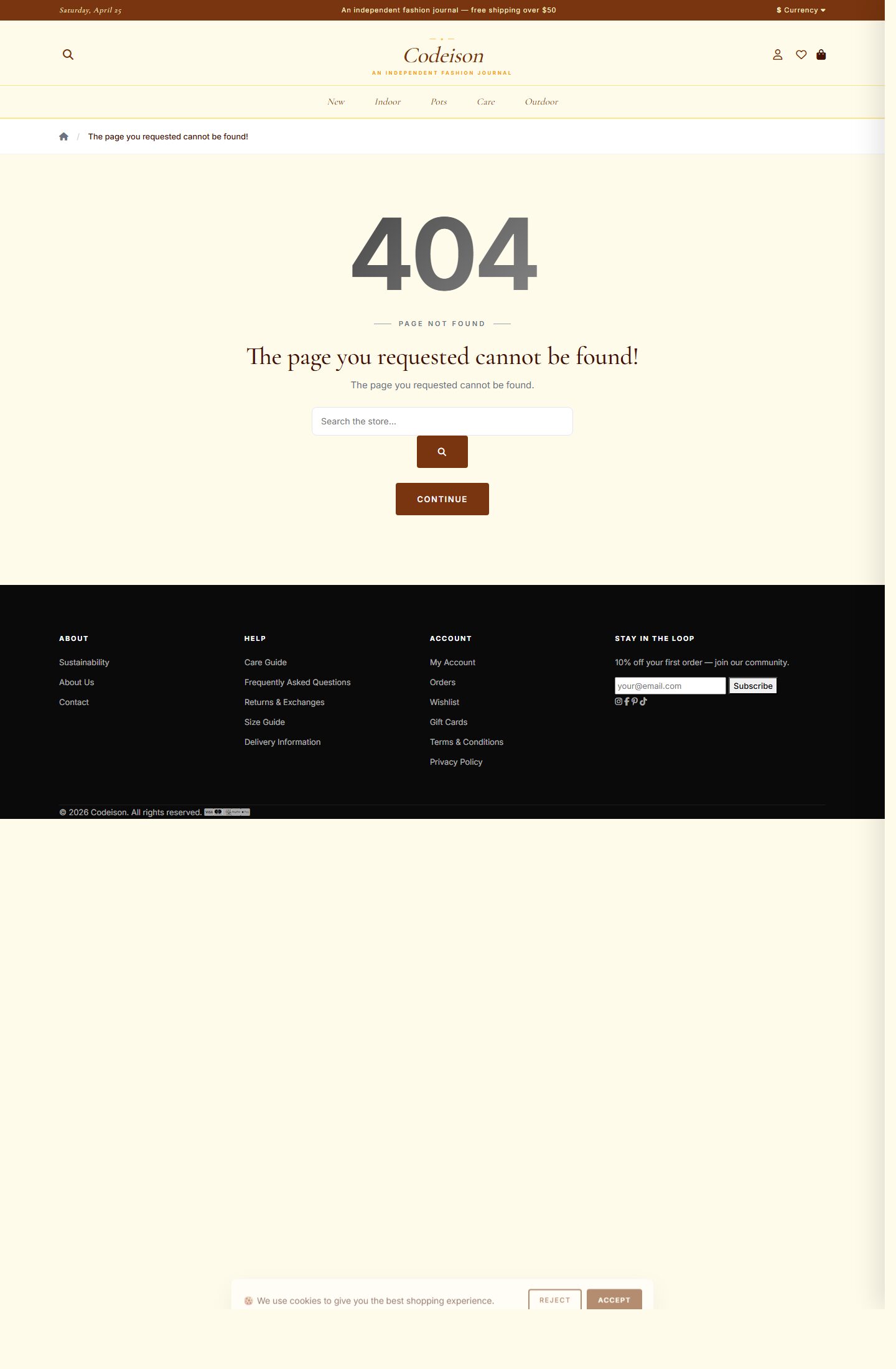 Editorial Garden Theme for OpenCart 4 - Plants Green Edition screenshot 3