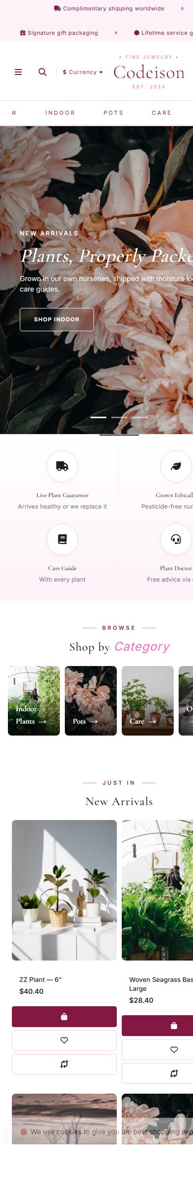 Plants Green: Luxe-Style OpenCart Theme for Modern Garden screenshot 6
