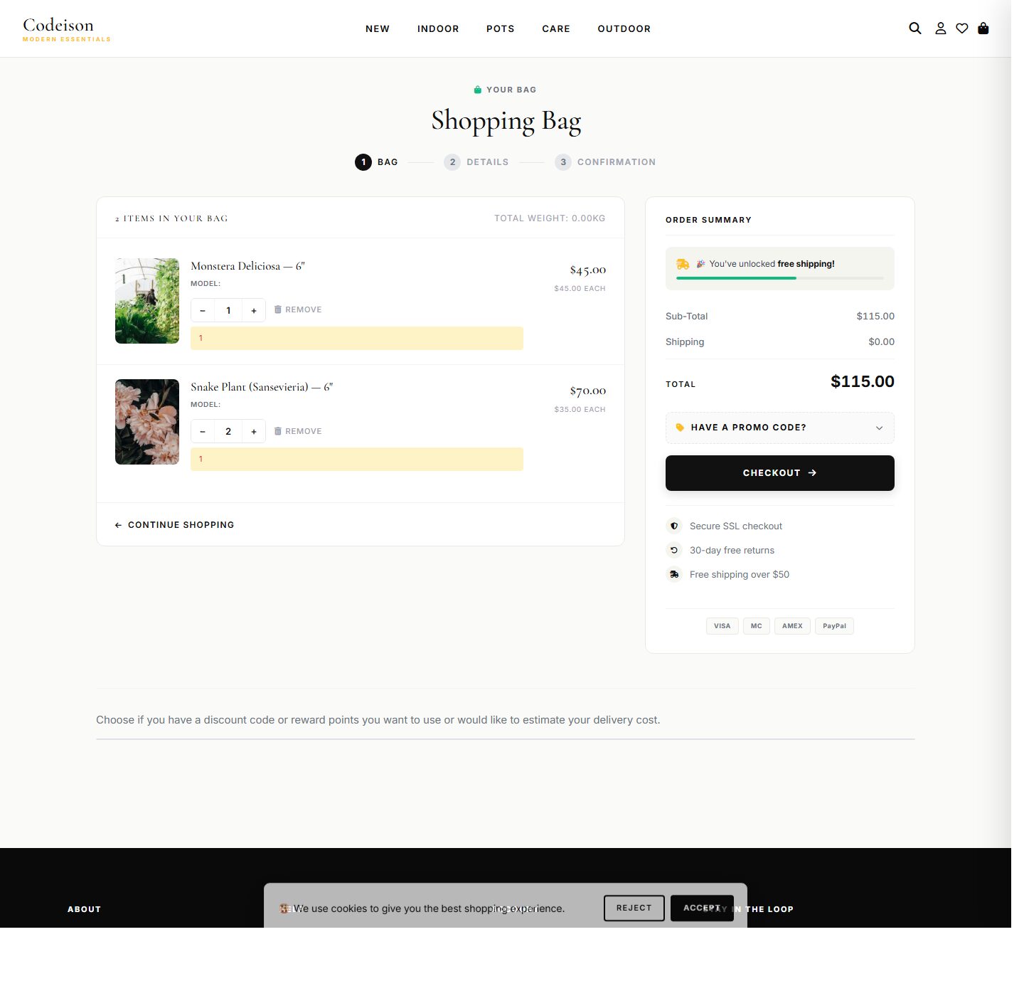 Premium Garden Theme for OpenCart 4.1 | Plants Green Modern screenshot 4