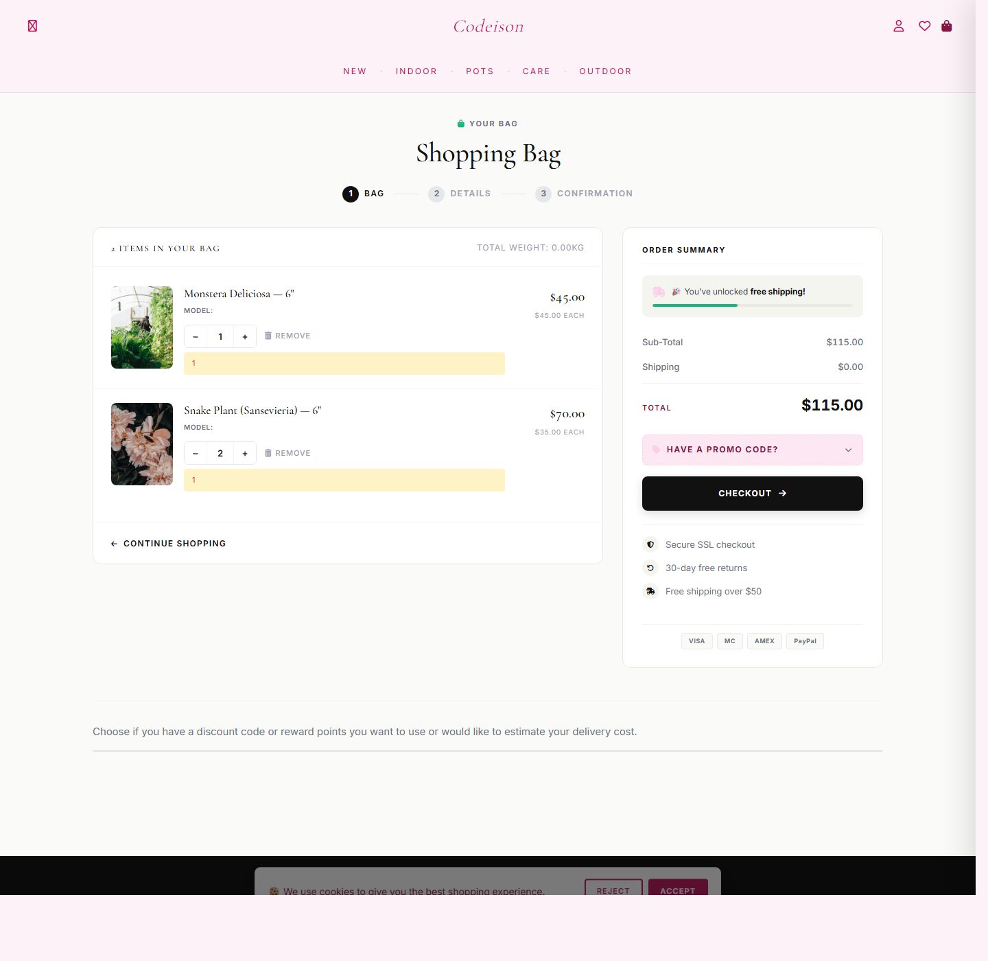 Garden Storefront Theme - Plants Green/Soft for OpenCart 4 screenshot 4
