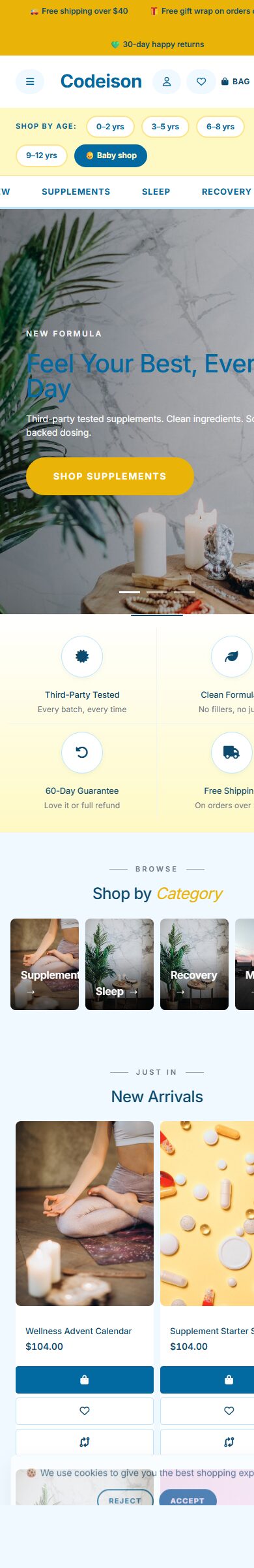 Bright Wellness Minimal: OpenCart 4 Theme Built for Wellness Growth screenshot 6