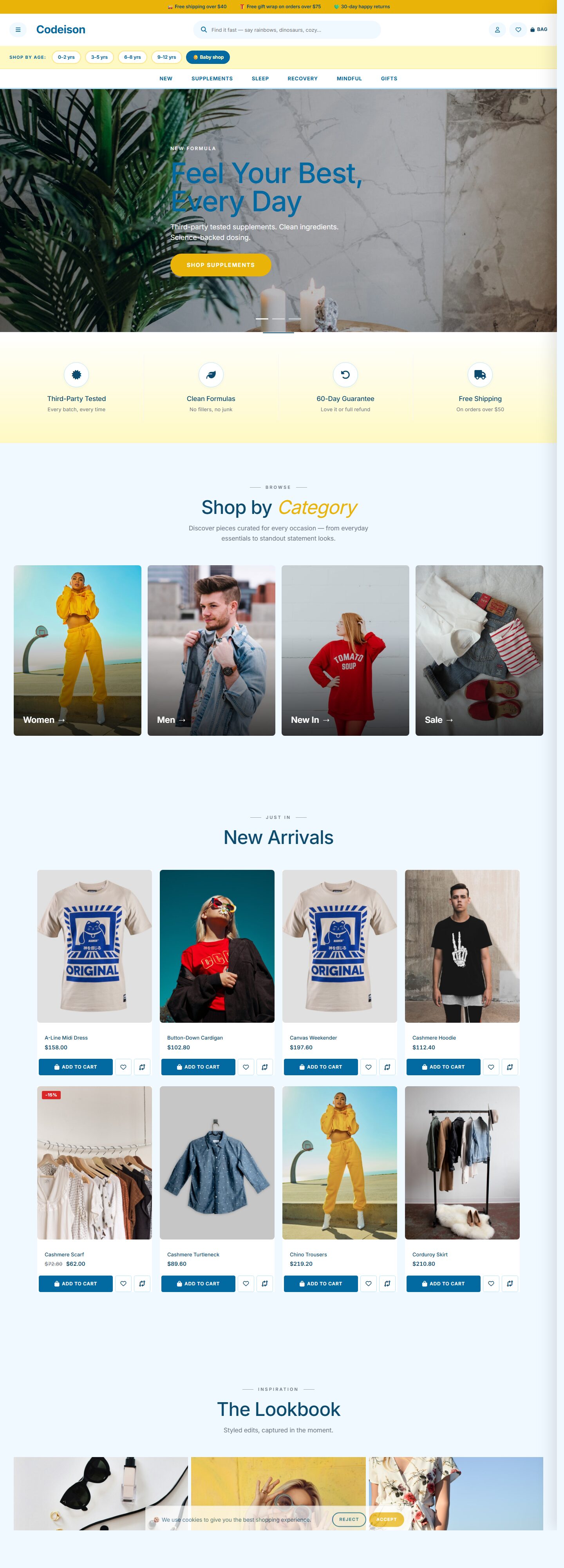 Bright Wellness Minimal: OpenCart 4 Theme Built for Wellness Growth
