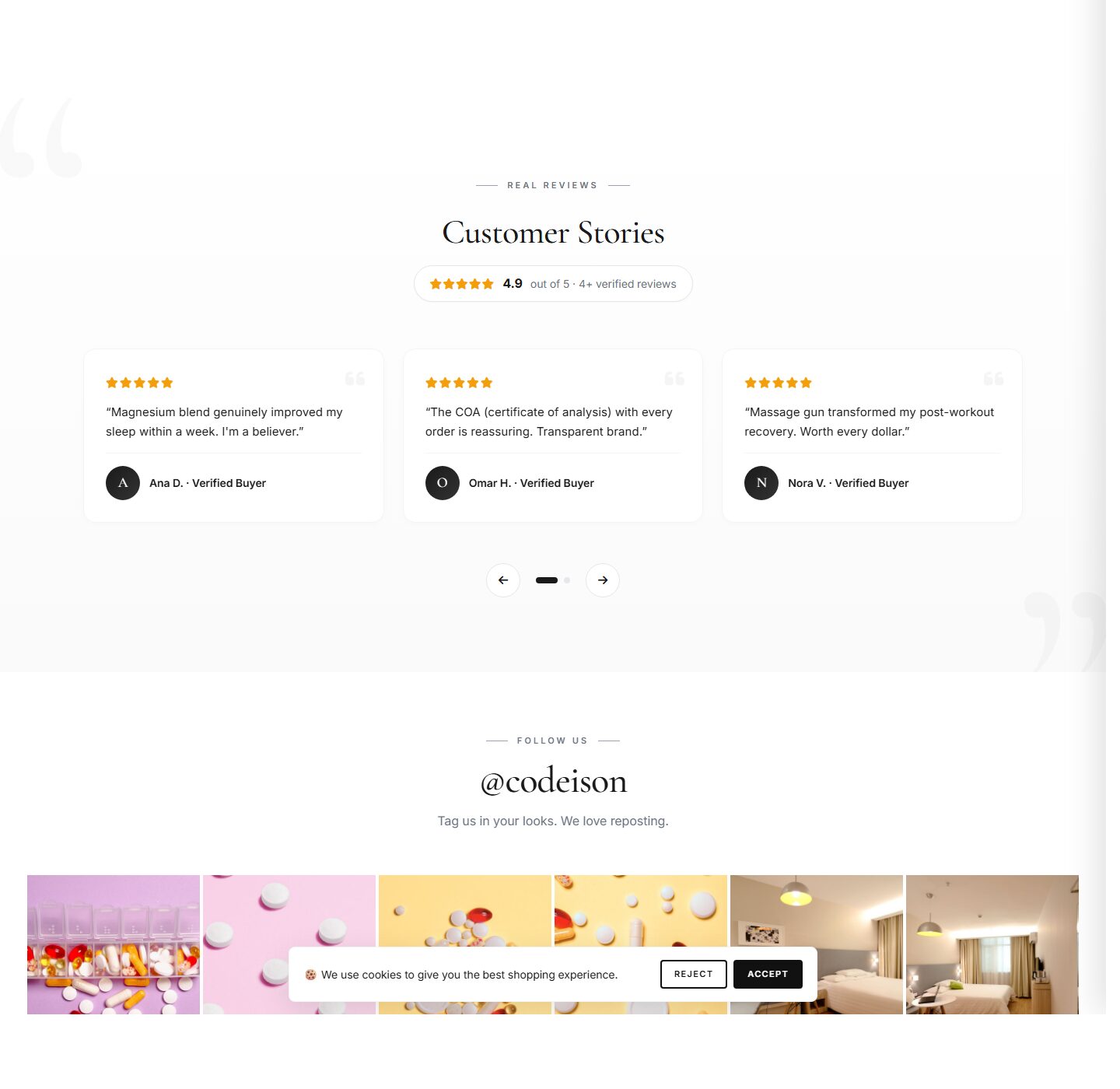 Wellness Storefront Theme - Wellness Minimal/Classic for OpenCart 4 screenshot 5