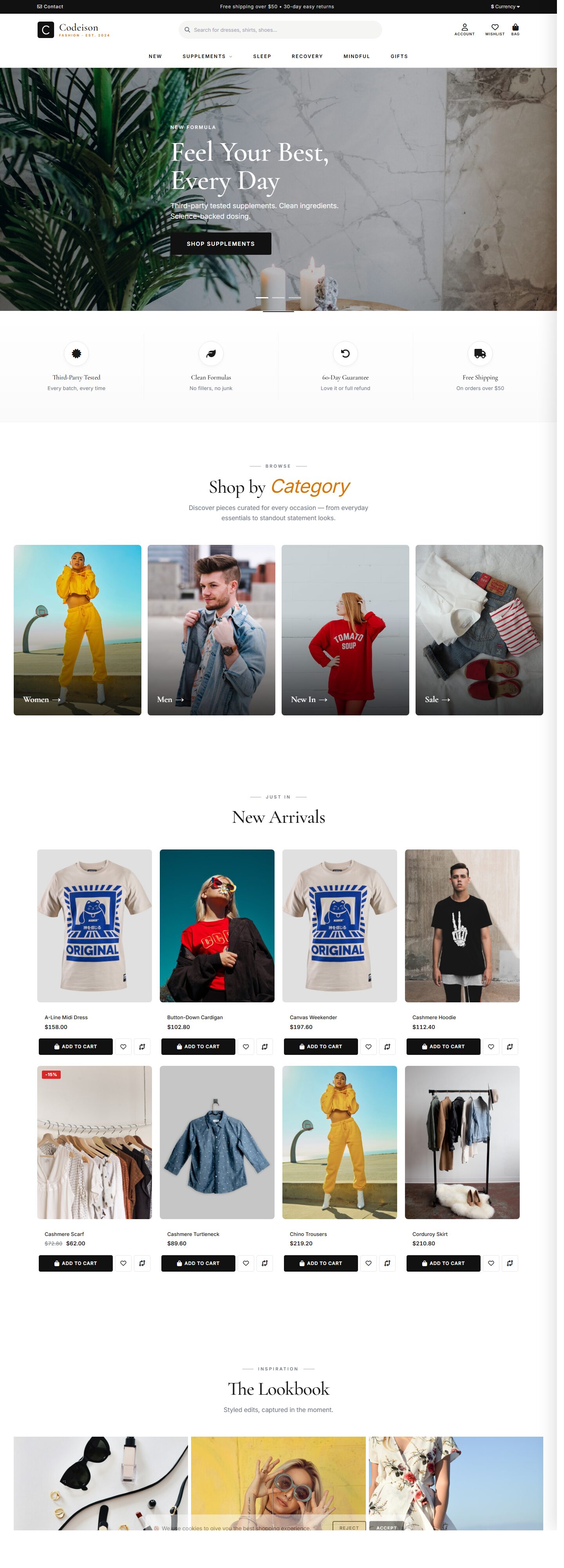 Wellness Storefront Theme - Wellness Minimal/Classic for OpenCart 4