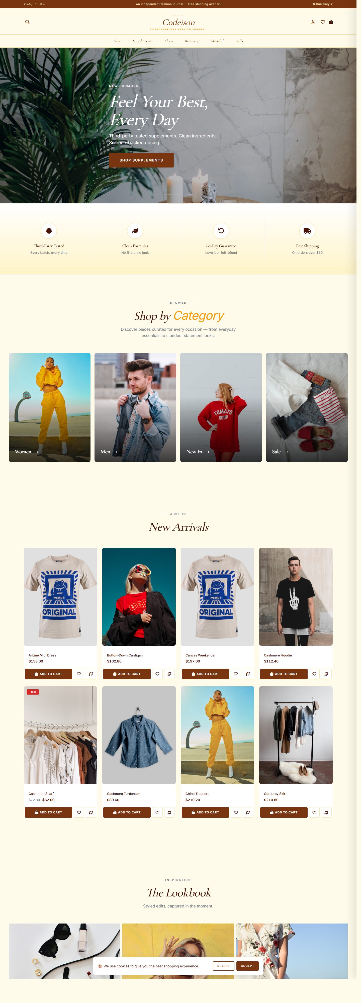 Sell Wellness Online: Wellness Minimal OpenCart 4 Theme (Editorial Layout)