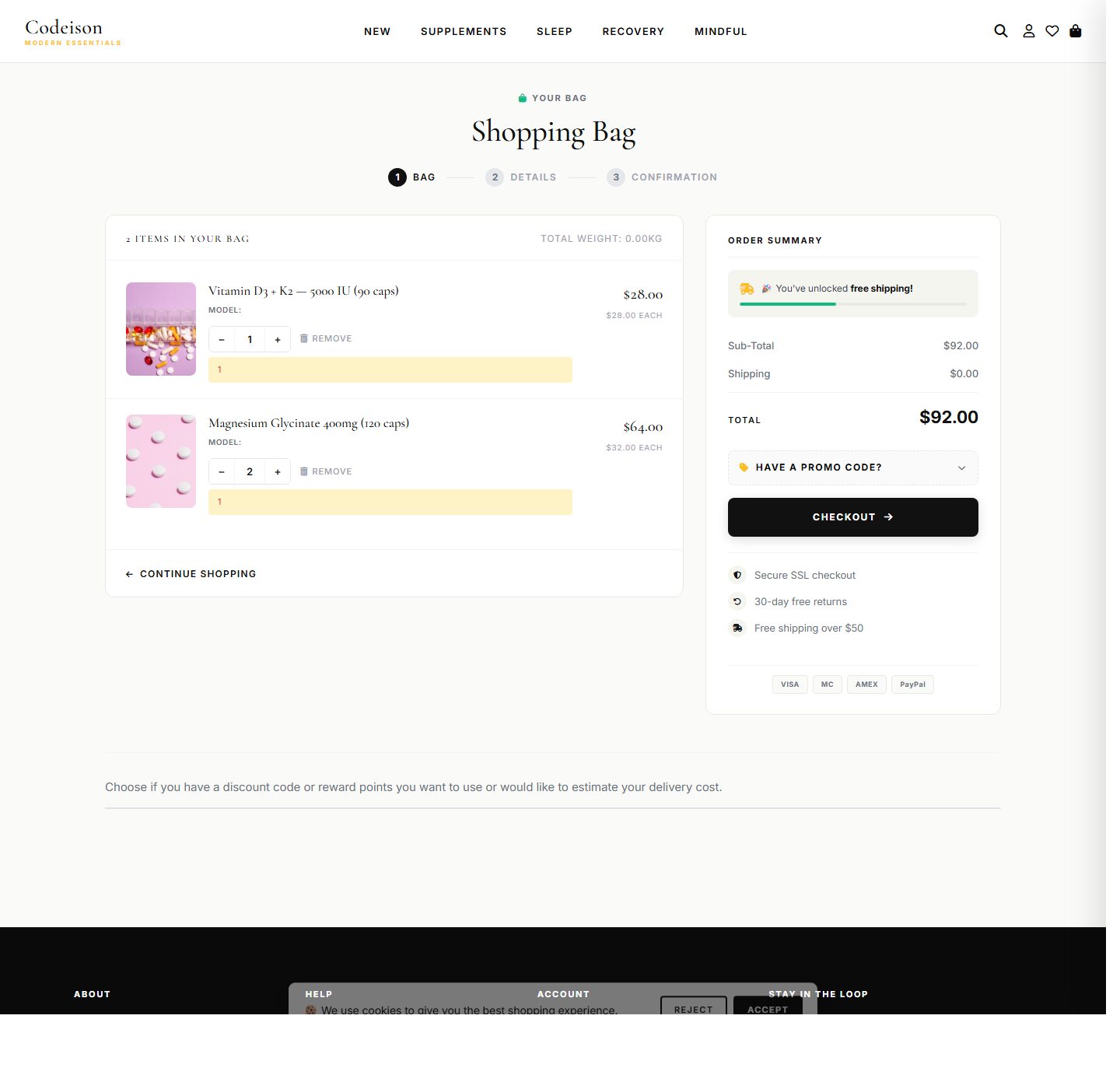 Modern-First OpenCart Theme for Wellness Brands - Wellness Minimal screenshot 4