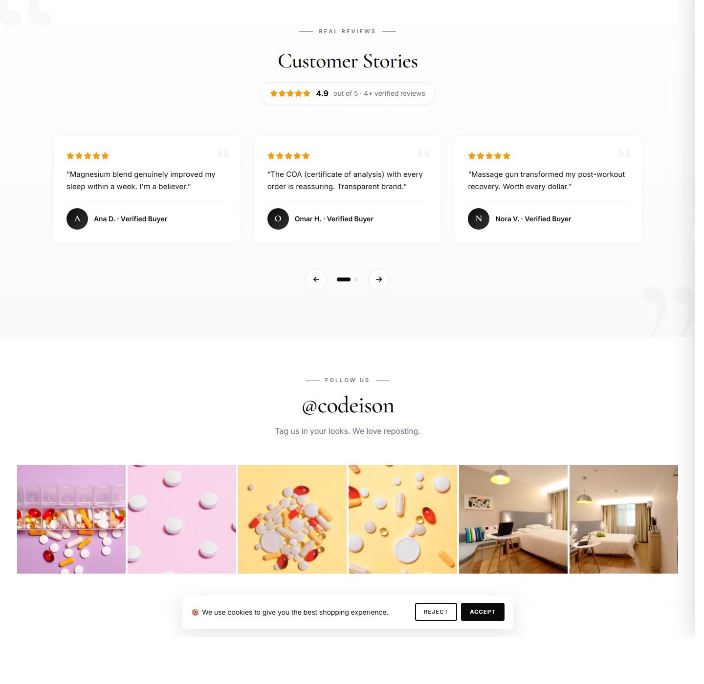Modern-First OpenCart Theme for Wellness Brands - Wellness Minimal screenshot 5