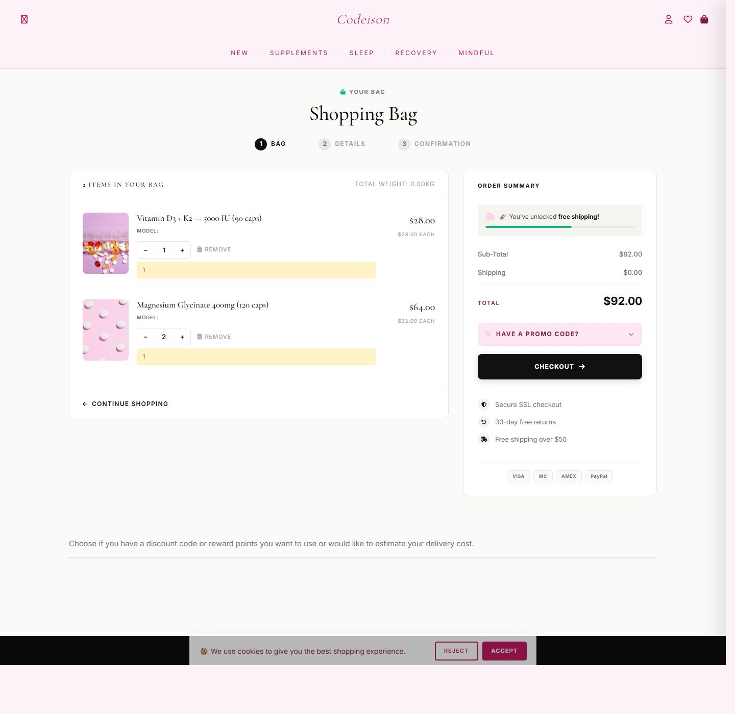 Wellness Boutique OpenCart Theme | Wellness Minimal Soft Design screenshot 4