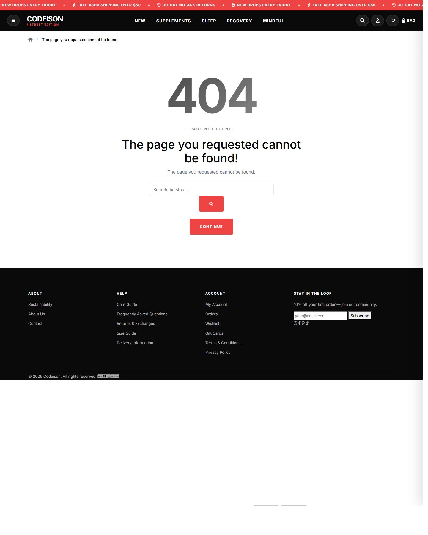 Wellness Minimal x Street - Wellness OpenCart 4 Starter Theme screenshot 2